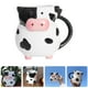 thumbnail image 4 of Taza de café de cerámica con forma de vaca, diseño 3D pintado a mano con pies antideslizantes, ideal para decoración de oficina y amantes de las vacas, 4 of 6