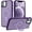 Purple, variant on for iPhone 12 Case & iPhone 12 Pro Case with Invisible Magnetic Ring Stand Translucent iPhone 12 & 12 Pro Phone Case 6.1" [Compatible with MagSafe][Great Grip Feeling], Pink
