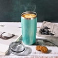 thumbnail image 4 of Not A Day Over Fabulous - 20 Oz Stainless Steel Insulated Tumbler Cup with Lid- 21st 30th 40th 50th 60th 70th Birthday Gifts for Women Her Mom Grandma Friend Gift Ideas (Glitter Green), 4 of 5