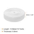 thumbnail image 2 of Uxcell 1-3/8 Inch x 14 Yard Knit Elastic Spool Flat Elastic Band for Sewing, White, 2 of 6
