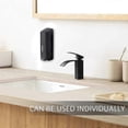 thumbnail image 4 of Shower Gel Dispenser - 3 pcs, Wall Mounted, Matte Black Finish, 4 of 5