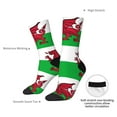 thumbnail image 6 of Funny Novelty Colorful Socks Welsh Flag Patterned Casual Crew Socks, 6 of 7