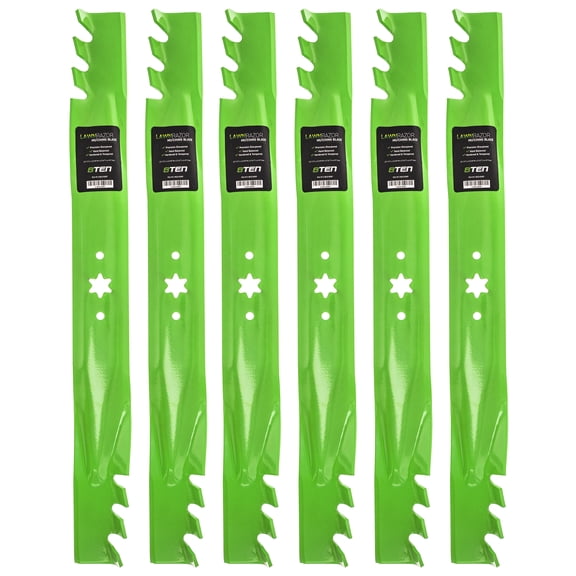 LawnRAZOR Toothed Blade for MTD Cub Cadet 942-04290 6 Pack 810-CBL2421D