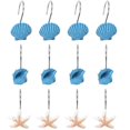 thumbnail image 1 of Juego De Ganchos Colgantes Con Forma De Concha De Estrella De Mar, Juego De Ganchos Colgantes De Acero Inoxidable Para Cortina Yuarrent HA026411-02, 1 of 7
