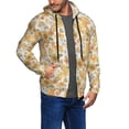 thumbnail image 3 of Zip Up Hoodies for Men - Groovy Hippie Flower Mushrooms Long Sleeve Comfrt Men'S Fashion Hoodies & Sweatshirts, Jackets for Men Hoodies Pullover Clothing Clothes with Pouch, 3 of 5