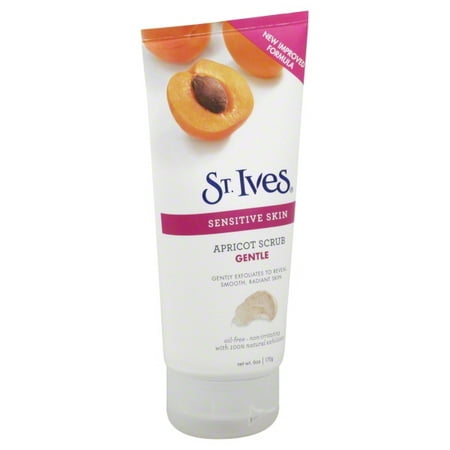 St Ives Laboratories St Ives Sensitive Skin Apricot Scrub, 6