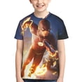 thumbnail image 1 of T-Shirt Jeunesse The Flash à Col Rond Imprimé 3d, Graphique, Manches Courtes, pour Garçons et Filles, 1 of 8