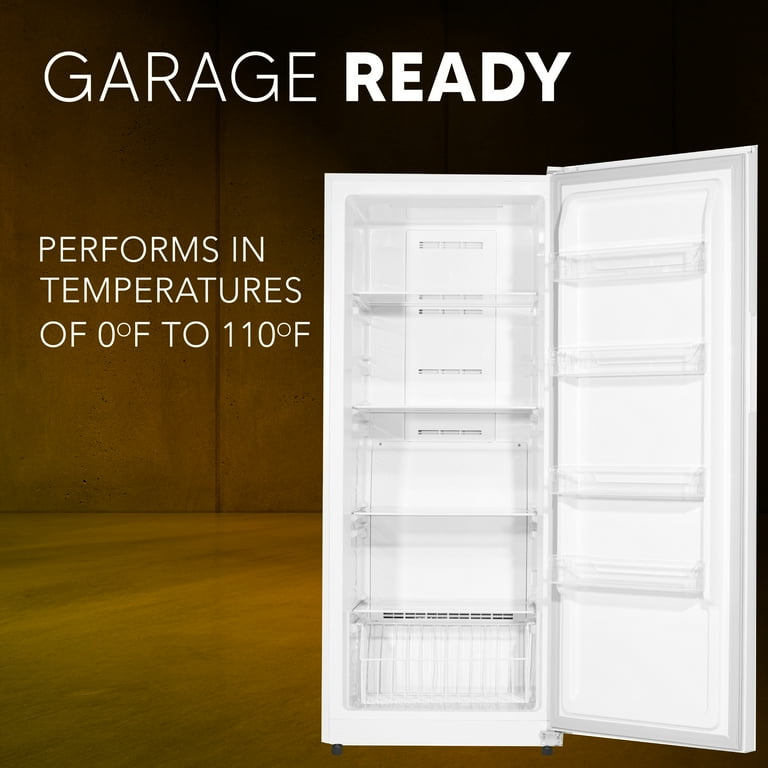 Farberware 21 cu. ft. Upright Convertible Freezer & Fridge, Garage