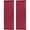 Burgundy, variant on PiccoCasa Rod Pockets Door/Window Curtain Solid Curtain Panel Burgundy 1 W25" x L72"
