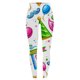 thumbnail image 3 of MKLEKYY Pantalones deportivos para mujer, pantalones deportivos informales con estampado de plumas coloridas y Carnaval para mujer, mallas de moda para Yoga, 3 of 3