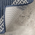 thumbnail image 5 of nuLOOM Naya Moroccan Trellis Indoor/Outdoor Area Rug, 6' 7" x 9', Navy, 5 of 9