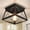 Black, variant on Garwarm 1-Light Black Flush Mount Ceiling Light for Kitchen Hallway, Industrial Ceiling Lighting, Farmhouse Square Cage Lamp for Dining Room, Living Room, Bulb Not Included