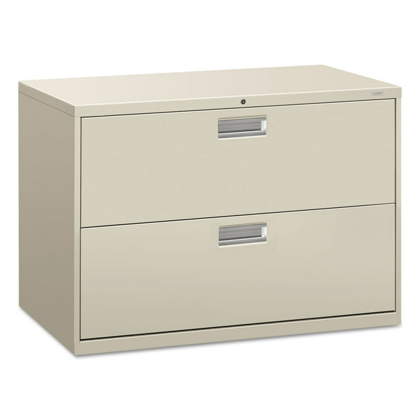 2 Drawers Lateral Lockable Filing Gray