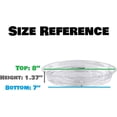 thumbnail image 2 of 20 Pack Clear Plastic Plant Saucer Drip Trays Large Plant Plate Dish for Indoor Flower Pots and Planters, Bulk - 6/8/10/12 Inches(Optional), 2 of 7