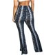 thumbnail image 1 of Gibobby Leggins Termicos Mujer Leggings ajustados para mujer Pantalones anchos de pierna elástica de ocio Pantalones de cintura con estampado de (Azul, S), 1 of 5