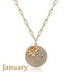 thumbnail image 1 of StatementNecklaces Fashion Exquisite Relief Flowers Necklace Jewelry From January To December--A-Product code 36308 A, 1 of 2