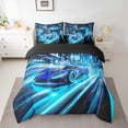 thumbnail image 2 of Castle Fairy Sport Car Twin Bedding Sets for Adults,Speed Race Car Bedding Comforter Set, 2 of 8