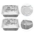 thumbnail image 3 of ColoMX 30 piezas de moldes desechables de papel de aluminio para hornear, moldes cuadrados para hornear, 3 of 8