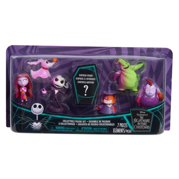 Disney Tim Burton's The Nightmare Before Christmas Figure Set for Kids Ages 3 and Up