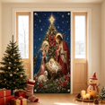 thumbnail image 5 of Religious Christmas Door Cover,70"X35" Jesus Themed Banner Backdrop for Home Church Farmhouse Indoor Outdoor Holiday Party Decor, 5 of 6