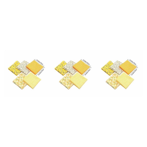 Cateissary 5 unids/set DIY retales de algodón tela de costura suave y duradera fácil de mantener coser telas de algodón Type3 NO3