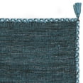 thumbnail image 5 of SAFAVIEH Montauk Bijar Jace Solid Soft Braided Cotton Area Rug, Blue/Black, 8' x 10', 5 of 6