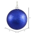 thumbnail image 2 of Vickerman 10" Cobalt Sequin Ball Christmas Ornament, 2 of 2