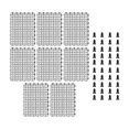 thumbnail image 1 of DOLITY Aquarium Isolation Boards Separator Accessories Bottom Filter Board Aquarium 8pc, 1 of 9