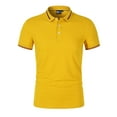 thumbnail image 4 of New Polo Shirt Men Solid Casual Cotton Polo Men Slim Fit Short Sleeve Men's Polo, 4 of 5