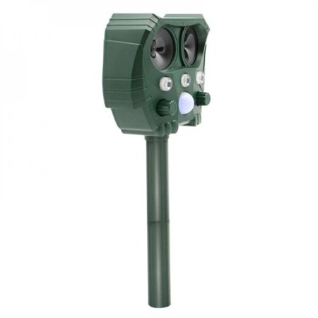 Solar Ultrasonic in Repellent Rat  Squirrel  Deer  Raccoon  Skunk  Rabbit  Mole  Dog  Cat  Waterproof with Motion Detector