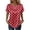Red, variant on OIOLOYJM Womens Short Sleeve Tops 2026 Polka Dot Satin Casual Shirts Summer Crew Neck Loose Pullover Trendy Fashion Outfits Red M