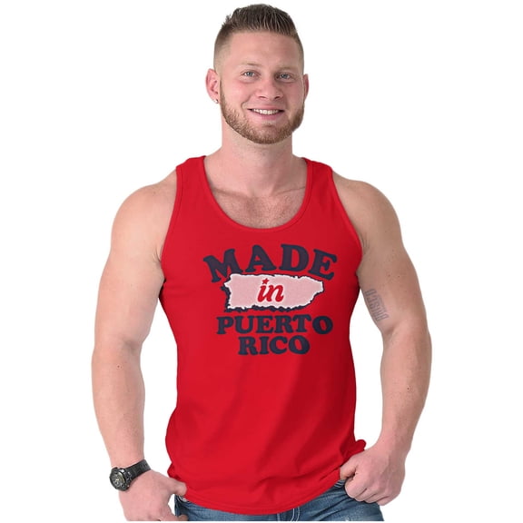 Made in Puerto Rico Island Pride Tank Top T Shirts Men Women Brisco Brands S