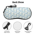 thumbnail image 2 of Honeii Cute Cat Print Neoprene Glasses Case,Spacious for Sunglasses and Eyeglasses,Zipper Eyeglass Case With Belt Clip, 2 of 5