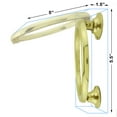 thumbnail image 2 of Renovators Supply Door Knockers for Front Door 5" Brass Door Knocker w/Screws, 2 of 10