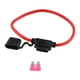 thumbnail image 4 of Portafusibles de calibre 10, portafusibles en línea de 10 AWG, fusible de cuchilla impermeable para automóvil (50A), 4 of 9