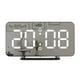 thumbnail image 1 of Reloj despertador LED con espejo, pantalla de temperatura y carga USB - Negro elegante  

(Esta versión mantiene las características clave como el diseño espejo, función de temperatura y carga USB,, 1 of 6