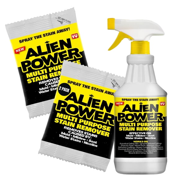 Alien Power Multi Purpose 2 Pack Concentrate Spray System Mold Mildew Rust Stain Remover Cleaning Kit