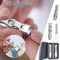 thumbnail image 3 of Xihbxyly Cortaúñas de Acero Inoxidable para Uñas Gruesas, con Recogedor de Uñas Integrado, Cortaúñas de Mandíbula Ancha Que Ahorra Esfuerzo, Ideal para El Cuidado Personal En Casa, Ideal para Hombres, 3 of 6