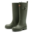 thumbnail image 2 of HSBDNZQ Rain Boots for Women, Waterproof Knee-High Rubber Boots Anti-Slip Garden Muck Boots Tall Water Shoes for Camping Fishing Farming Work Outdoor, 2 of 9