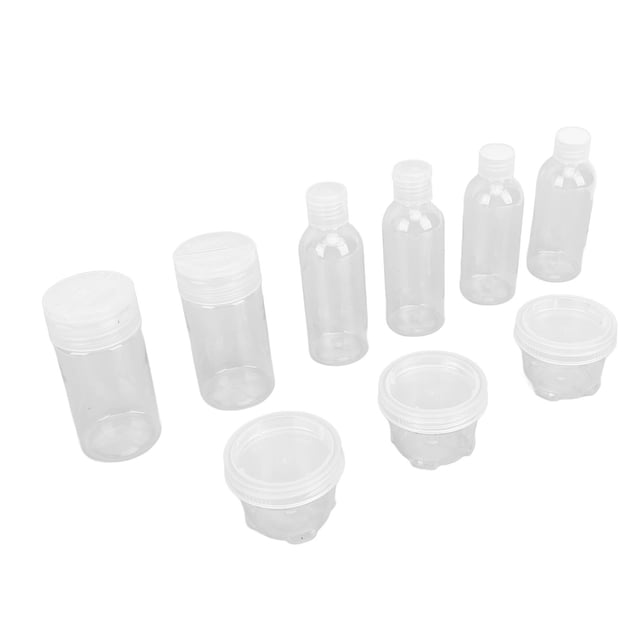 Juego De Tarros De Especias Para Acampar, Contenedor De Condimentos Para Exteriores, Ligero, Transparente, Portátil, Multiusos, A Prueba De Fugas, Para Barbacoa