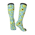 thumbnail image 4 of Balery Avocado And Hearts Fun Novelty Socks Men'S Women'S Crew Socks Funny Crazy Novelty Socks Quirky And Cool Socks, 4 of 9