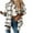 Black, variant on Herrnalise Womens Flannel Shacket Jacket Casual Plaid Wool Blend Button Down Long Sleeve Shirt Fall Clothes Outfits 2024 Pink,S
