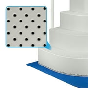 Aqua Select Resin Step in a Box Ultra Sturdy Steps, Oyster Shell White