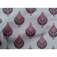 thumbnail image 4 of oneOone Cotton Poplin Fabric Leaves & Floral Block Print Sewing Fabric BTY 56 Inch Wide, 4 of 4