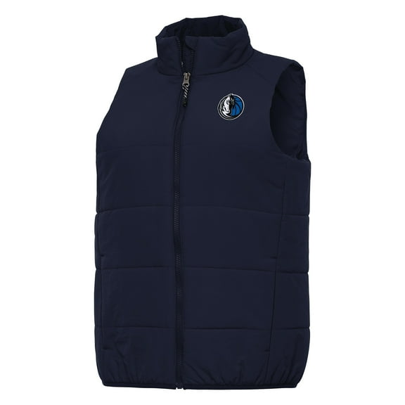 Women's Antigua Navy Dallas Mavericks Experience Full-Zip Vest