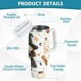 thumbnail image 2 of Yayeee 30oz Stainless Steel Tumbler with Straw and Handle Double-Wall Insulated Travel Water Bottle, Magical Halloween Girl, 2 of 8