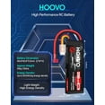 thumbnail image 4 of Hoovo 3S 11.1V 3200Mah 50C Batterie Rc Lipo avec Connecteur Deans T pour Voiture Rc Hélicoptère Rc Quadcopter Modèles Rc (2 Packs), 4 of 5