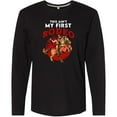 thumbnail image 3 of Inktastic Funny First Rodeo Cowboy Long Sleeve T-Shirt, 3 of 5