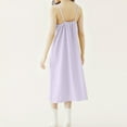 thumbnail image 4 of Nightshirts for Women Soft Cotton New Womens Chemise Sleepshirts with Adjustable Spaghetti Strap Homewear Comfy Soft Sleeveless Nightgown Purple XL, 4 of 6