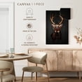 thumbnail image 5 of Elephant Stock Grunge Deer On Black Wall Art - Vertical Canvas Wall Art - Living Room Wall Decor - Animal Canvas - Brown And Gray Decor - 8" x 12", 5 of 8